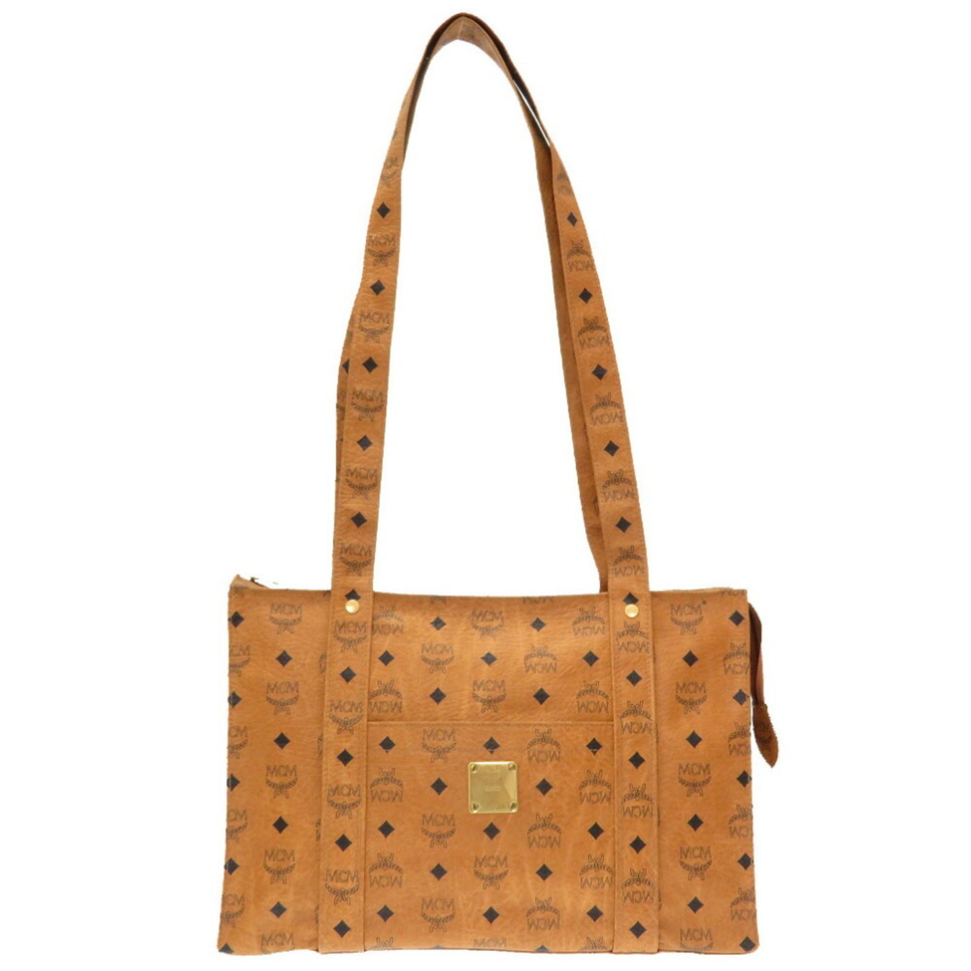 Used mcm shop tote bag