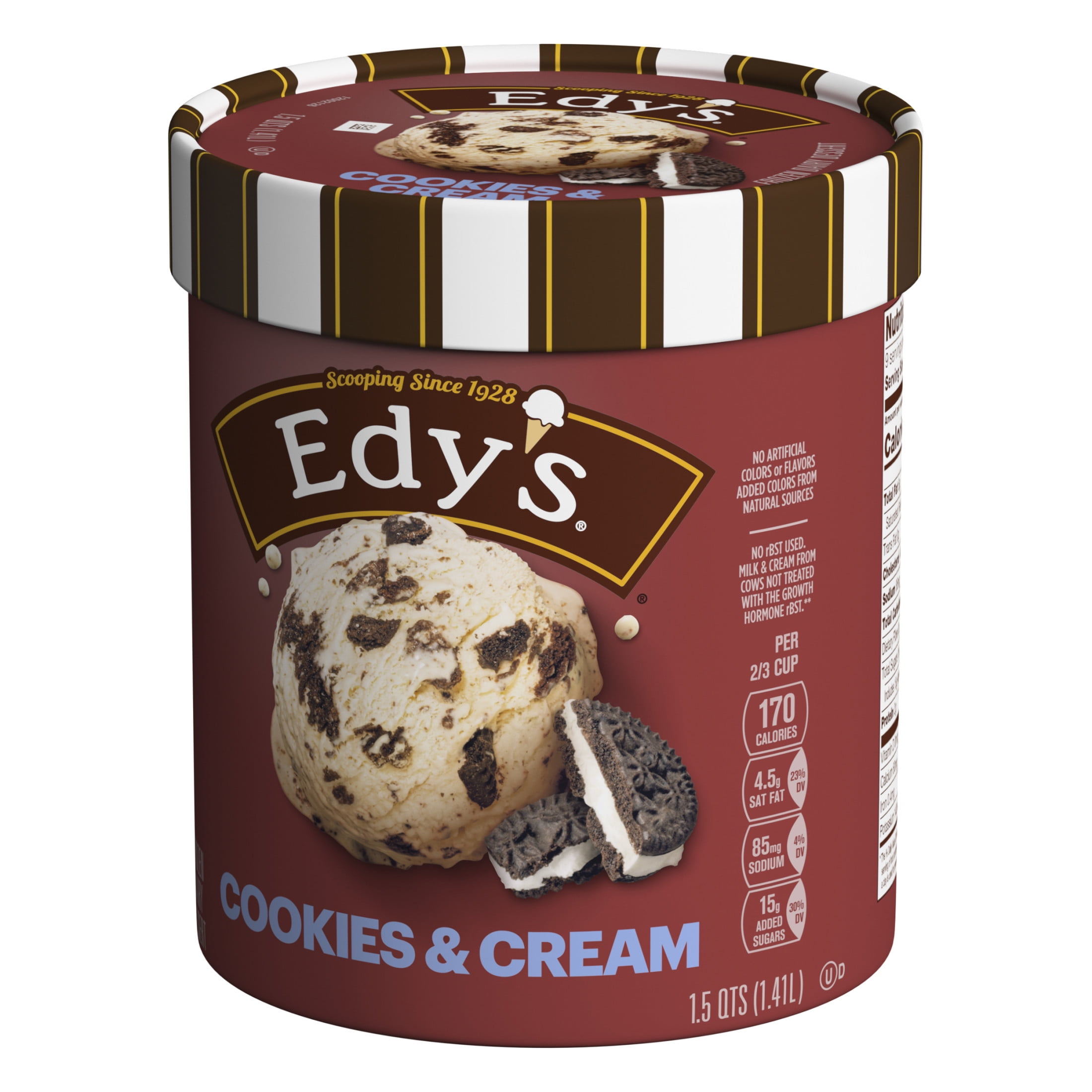 Edy’s/Dreyer’s Cookies & Cream, 1.5 Qt
