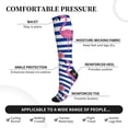 thumbnail image 2 of Honeii Flamingo Print Sports Compression Socks,Running Crew Socks,Moisture-Wicking Anti-Blister Hiking&Gym Athletic, 2 of 6