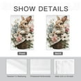 thumbnail image 4 of Cute Rabbit and Floral Garden Flags 12×18 Inch Double Sided Decorative Yard Banner Seasonal Flag for Outdoor Outside Decor, 4 of 6