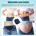 thumbnail image 2 of facefd Simple Leaves Shirt Extender Waterproof High-quality Difference Display DIY Landscaping Accessories Eye-catching Jeans Maternity Deep Blue, 2 of 5