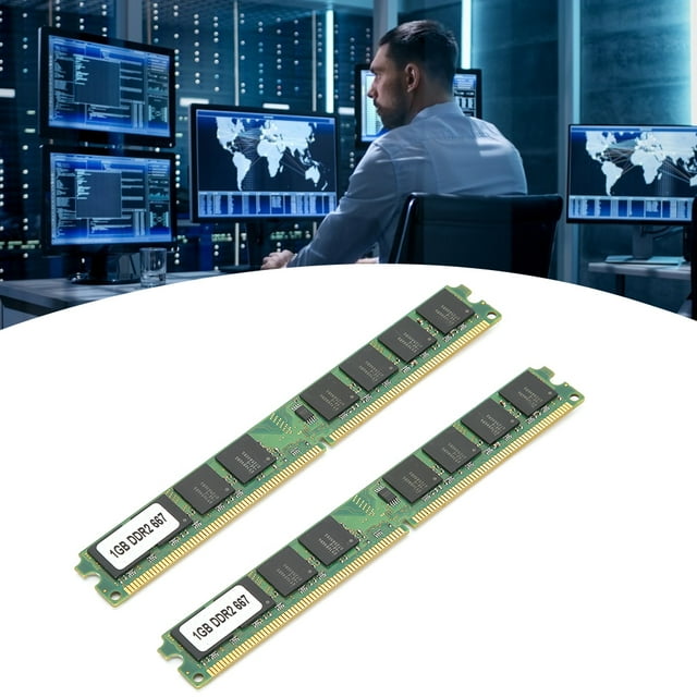 Módulo de Memoria de 1 GB, Módulo de Memoria Resistente A Alta Temperatura Buena Disipación de Calor 2 piezas de Doble Cara para