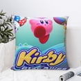 thumbnail image 6 of Throw Pillow Covers 18"x18" Inch, Kirby Decorative Pillow Case for Sofa Couch Chair Bedroom Modern Decor, 6 of 7