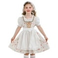 thumbnail image 2 of XXWXYD Traditional German Dirndl 𝐎ktoberfest Dress for Girls Short Sleeve Bavarian Be𝖾r Festival Halloween 𝖢osplay Dress 𝖯ar𝗍y Outfit, 2 of 9