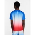 thumbnail image 3 of Athletic Works Men's and Big Men's America 250 Ombre Mesh Tee, Sizes XS-4XLT, 3 of 5