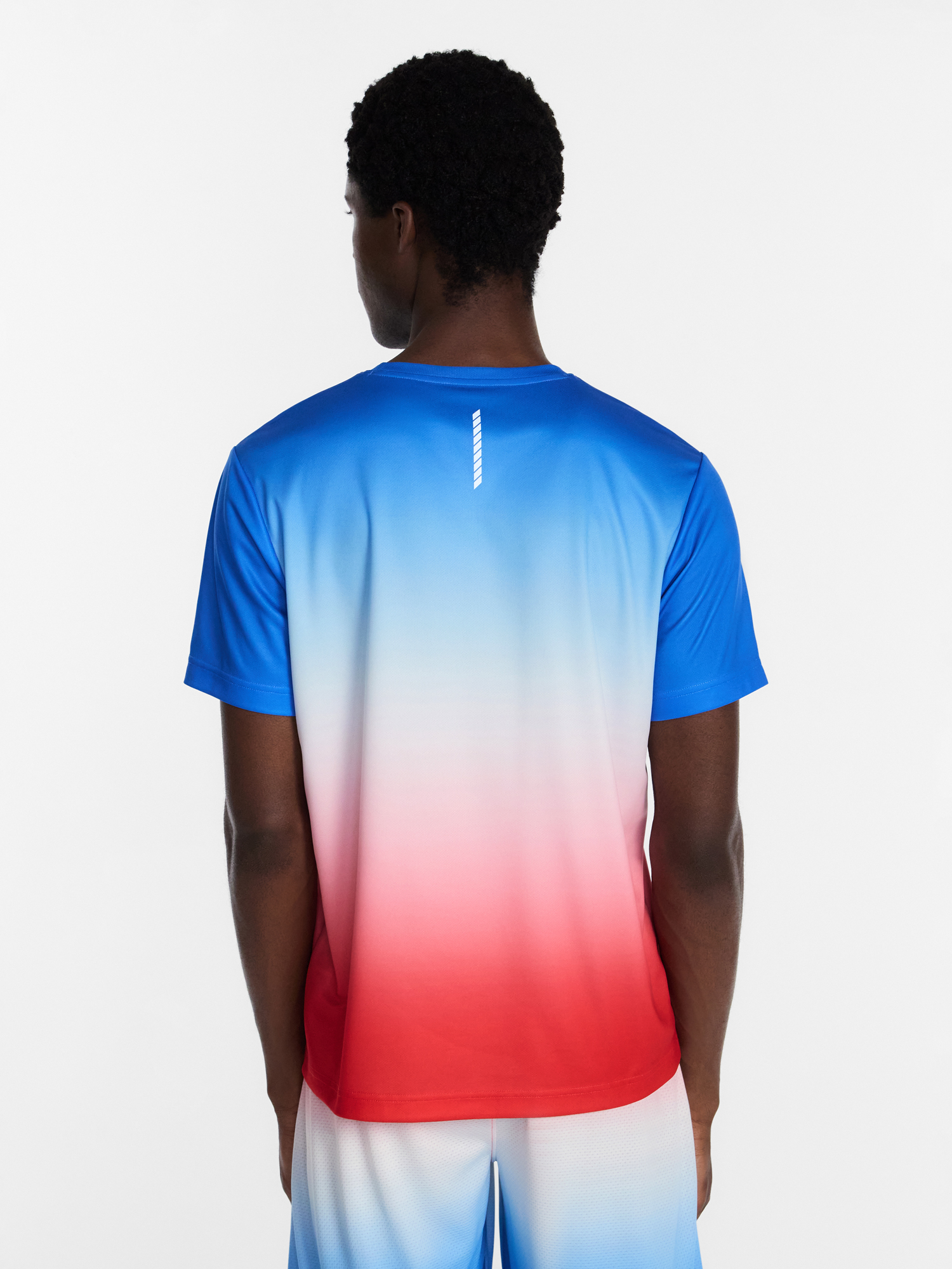 Camiseta de malla ombre America 250 para hombre y tallas grandes, tallas XS-4XLT 3