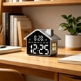 thumbnail image 1 of shyuyusa LED House-shaped Alarm Clock, Multifunctional Timing Night Light Clock, Creative Desktop Ornament for Bedroom, Study & Children’s Room, 1 of 6
