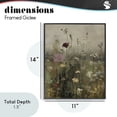 thumbnail image 4 of Stupell Industries Farmhouse Wildflower Silence in Misty Meadow Black Framed Giclee Art, 11 x 14, by Svetlana Aleynikova, 4 of 8