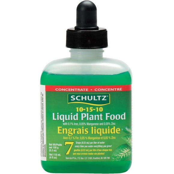 Schultz Tout Usage Nourriture Végétale Liquide 10-15-10, 4 oz (1 Compte)