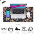 thumbnail image 5 of Long Mouse Pads for Desk,Pioneer Flower Floral Print Pattern Desk Mats on Top Of Desks, Desk Mouse Pad Extra Large with 3mm Non-Slip Base and Stitched Edge for Gaming,Office,Work,Home 31.5"x15.7", 5 of 6
