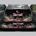 thumbnail image 6 of FOR U DESIGNS Dragonfly Flower Moon Star Pattern Seat Cover for Cars Wear-Resistan Car Seat Cushion Non-Fading Split Bench Compatible Car Interior Covers Fits Most Auto SUVs Trucks Vans, 6 of 7