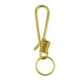 thumbnail image 5 of Gold Fish Buckle Belt Bag Clip Loop Hook Keychain Key Fob Keyring, 5 of 6