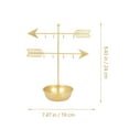 thumbnail image 2 of Milisten Necklace Display Holder 1Set Jewelry Stand Golden Iron Material 9.43X7.47X3.73 In, 2 of 8