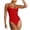 Red, variant on Admvng Bathing Suits for Women Tummy Control Solid Color Plus Size New Backless Sexy One-piece Swimsuit S-3XL