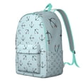 thumbnail image 5 of Sailor Mariner Seashell Sailing Travel Backpack Oxford Durable Material Backpack with Nautical Marine Print Large Capacity Comfortable Carrying Anti-theft Features for Students and Outdoor Enthusiasts, 5 of 5