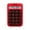 Red, variant on Djunllk Calculator - Solar Power & Battery Jelly Style Candy Color Exquisite Mini Scientific Calculator Portable Pocket Size Standard Function for On-the-Go Office Home School