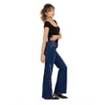 thumbnail image 5 of Forever 21 Women’s Denim Pants with Rhinestones and Embroidered Back Pocket, Straight Leg Jeans for Casual Outfits and Everyday Wear, 0-14, 5 of 6