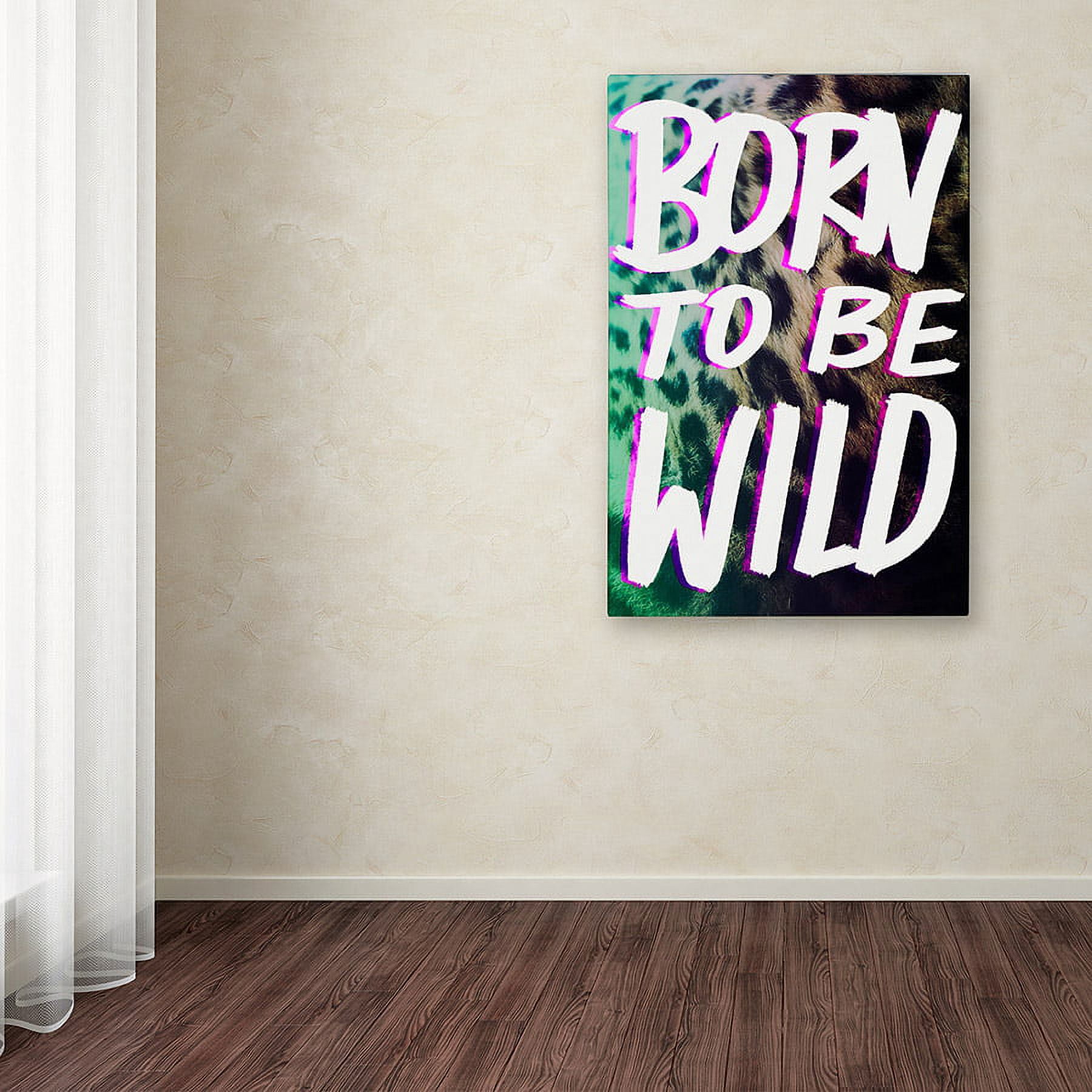 Trademark Fine Art "Born to be Wild 2" Canvas Art by Leah Flores