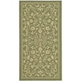 thumbnail image 2 of Safavieh Courtyard Nanda Botanical Indoor/Outdoor Area Rug, Olive/Natural, 2'7" x 5', 2 of 15