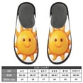 thumbnail image 5 of IAUYY Memory Foam House Slippers Suitable for Both Men and Women. Comfortable, Anti-Slip Plush Flat-Bottomed Slippers The Best Holiday Gift 3d Background, 5 of 9