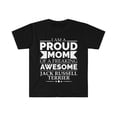 thumbnail image 1 of Proud mom jack russell terrier Dog Mom Mother's Day Unisex T-shirt S-3XL, 1 of 2
