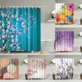 thumbnail image 2 of Fashion Plum Blossom Lotus Lavender Rose Shower Curtain Bathroom Cloth ration, 2 of 7