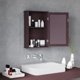 thumbnail image 2 of kleankin Bathroom Mirror Cabinet, Wall Mounted Medicine Cabinet w/ Shelves, 2 of 10