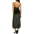 thumbnail image 2 of alice + olivia Women Julietta Silk-Blend Slip Dress, 0, Black, 2 of 3