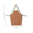 thumbnail image 5 of Hytrove 1Pack Denim Apron for Men Protective Barber Smock Cafe Waitress, 5 of 8