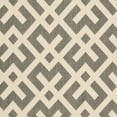 thumbnail image 3 of SAFAVIEH Courtyard Alvin Geometric Indoor/Outdoor Runner Rug, 2'3" x 6'7", Grey/Bone, 3 of 4