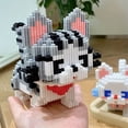 thumbnail image 5 of 1020pcs Cute Cat Building Blocks Set - DIY Animal Series Puzzle, Challenging Assembly Toy for Creative Display Decor - Perfect Gift for Halloween, Thanksgiving, Mother's Day, Christmas, 5 of 5