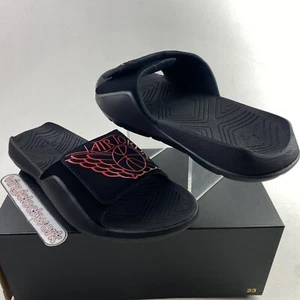 Nike Air Jordan Hydro 7 Slides Mens Size 9 Black University Red AA2517-062 Nike Air Jordan Hydro 7 Slides Mens Size 9 Black University  main image 4