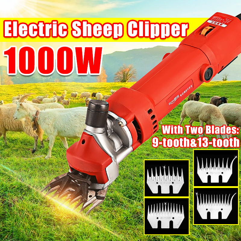 Sheep Wool Shaver Wool Scissor 13 Teeth 6 Gears 1000W Adjustment Shave Machine 