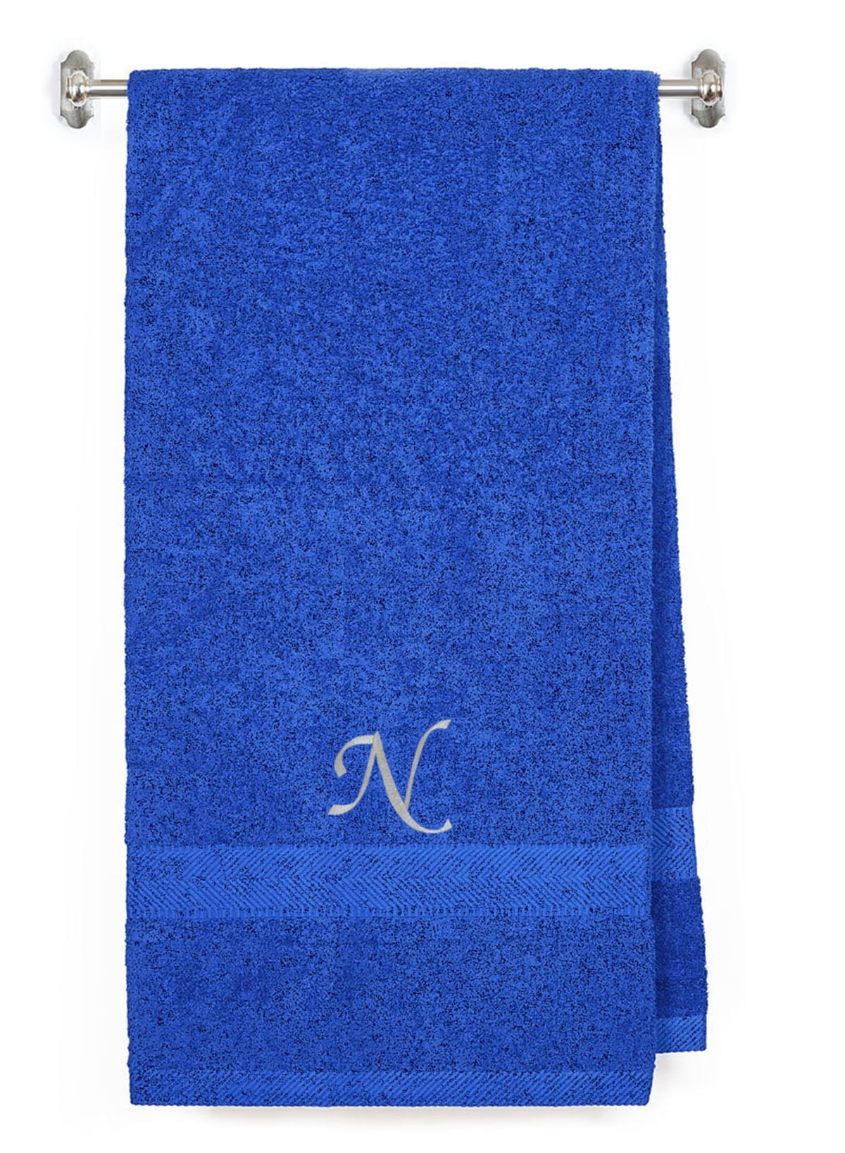 Embroidered Terry Cotton Bath Towel for Bath, Shower ...