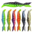 thumbnail image 3 of Environmentally Friendly Soft Fishing Lures Multi-Section Paddle Tail Swimbaits For Predator Fish With Realistic Tail Movement 15cm three strips in box, 3 of 9