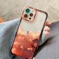 thumbnail image 1 of Funda de teléfono transparente con paisaje de pintura al óleo Vintage para iPhone 14 Pro Max 11 12 13 Pro Max XR XS Max 7 8 Plus X parachoques suave a prueba de golpes Tan Jianjun unisex, 1 of 2