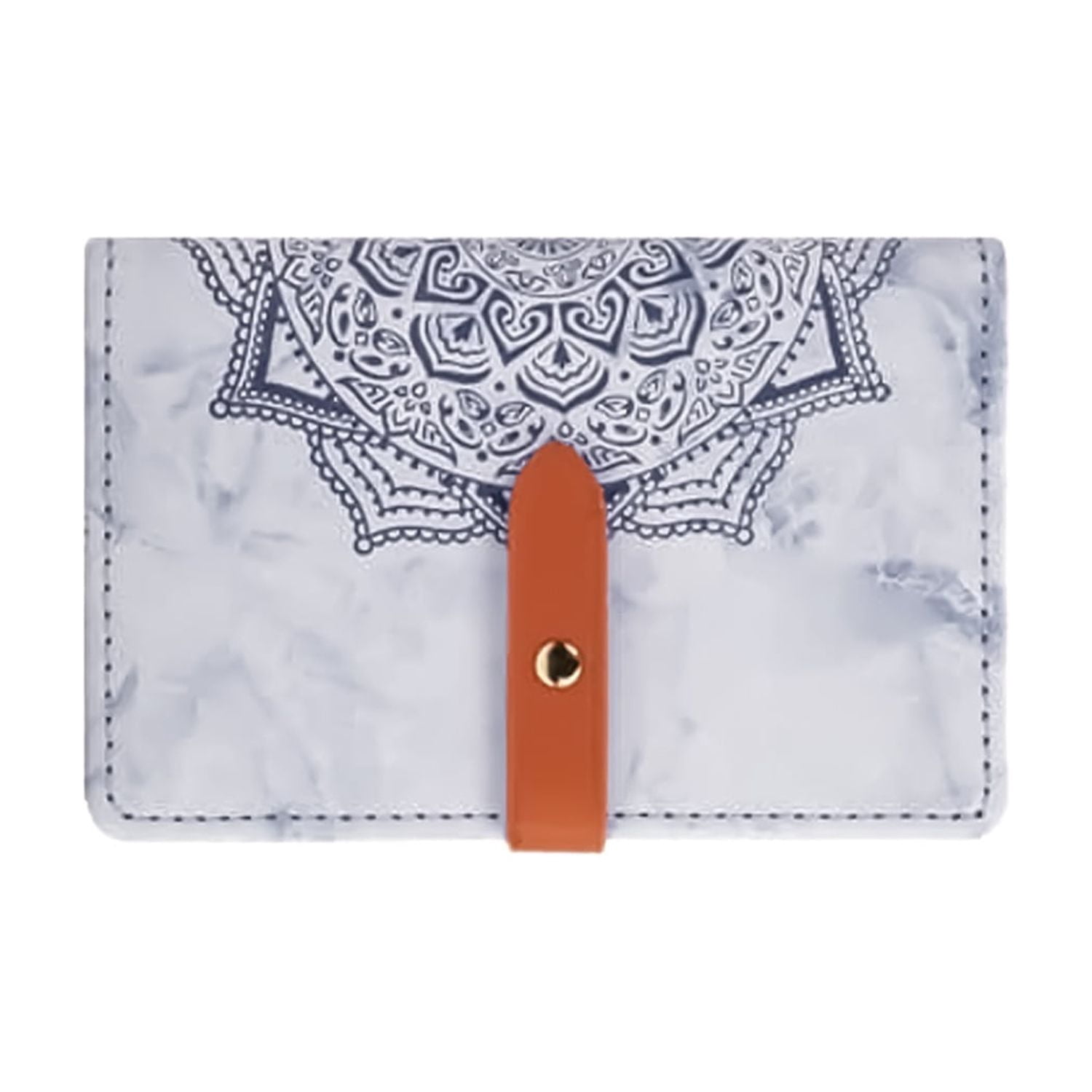 Universal Back Mount Leather Card Sleeve for Phones - Purple