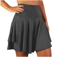 thumbnail image 2 of uublik Sweatshorts Women Yoga with Pockets Super Soft Bike Shorts With Pocket Dark Gray, 2 of 5