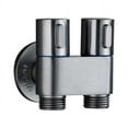 thumbnail image 3 of Birdeem Robinet de Salle de Bain à Double Commande 1-Entrée-2-Sorties, Mini Douche à Double Commande 2023 la Plus Récente, Boyau Extra Long, Trousse de Robinet Haute Pression pour Bidet et Douche, 3 of 5