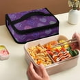 thumbnail image 4 of KUIFORTI Love Print Lunch Box Reusable Women Laptop Tote Bag Ice Packs Women Lunch Bag Wallet Zipper Purse Easy Clean, 4 of 7