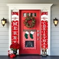 thumbnail image 5 of Merry Christmas Outdoor Hanging Banner Christmas Door Banner Sign Home Wall Decoration Banner Welcome Banner Party Decor, 5 of 6