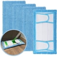 thumbnail image 1 of Almohadillas reutilizables para mopa Swiffer Sweeper, repuesto de mopa de microfibra de 12.5'', lavables para limpieza de zócalos y pisos duros, almohadilla de limpieza en seco y húmedo, paquete de 4, 1 of 8