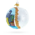 thumbnail image 3 of Sky Tower, Auckland, New Zealand Glass Ball Christmas Ornament 4 Inches, 3 of 5