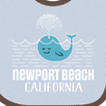 thumbnail image 4 of Inktastic Newport Beach California Whale Watching Boys or Girls Baby Bib, 4 of 4