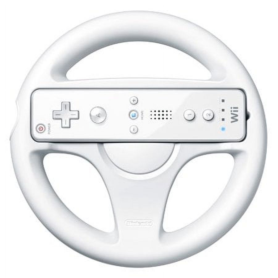 Wheel Controller for Nintendo Wii, White, RVLAHA, 00045496890216 - image 4 of 4