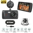 thumbnail image 4 of Hwkond Dash Cam 4 Inch IPS Dash Cam Lens Car Dvr HD 1080P With Backup Rear Camera Registrar Night Vision Car Video Recorder on Clearance, 4 of 9