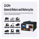 thumbnail image 2 of 12v 24v Cargador De Batería Inteligente Para Coche Y Moto Malubero Negro, 2 of 5