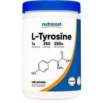 Nutricost L-Tyrosine Powder 250 Grams -1000mg Per Serving, Non-GMO Supplement