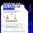 thumbnail image 2 of Fusible térmico para secadora BlueStars 3392519, paquete de 2 unidades, Whirlpool Kenmore, 2 of 9