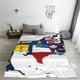 thumbnail image 5 of Balery The Map Of United States Manta de Felpa Suave y Acogedora – Cobija de Franela Aterciopelada para Cama, Lavable y Cálida para Sofá, Mascotas, Transpirable-60"x50", 5 of 7